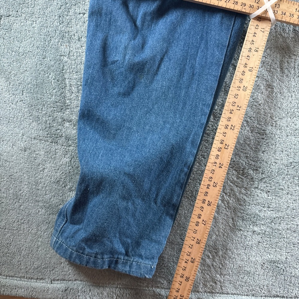 Vintage J Michelle California Denim Pants Medium Wash Elastic Snap‎ Waist Size M - Picture 2 of 9